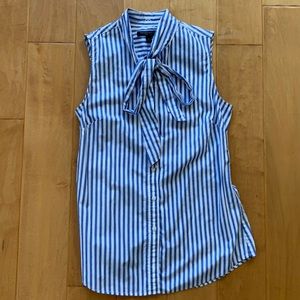 Banana Republic Riley Striped Blue Tank Size 4